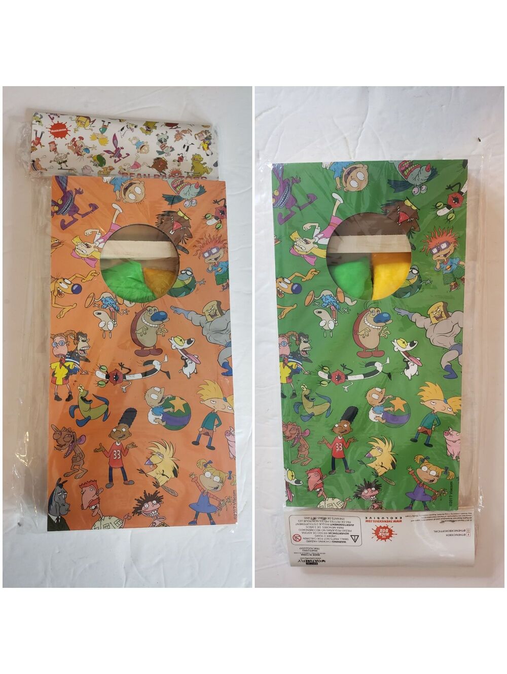 Nickelodeon Bean Bag Toss Nick Box Cornhole Mini